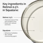 Rétinol 0.5% dans du Squalane